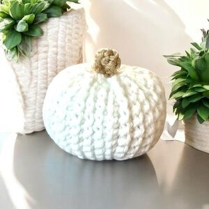 Textured Pumpkin Accent Decor